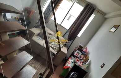 Imagem: O apartamento na cobertura possui 2 Dormitórios, 1 Banheiro