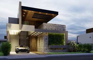 Imagem: A casa em condomínio possui 3 Dormitórios, 3 Banheiros, 2