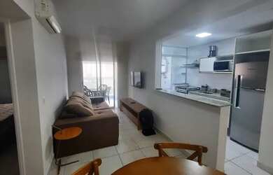 Imagem: O apartamento possui 1 Dormitório, 1 Banheiro, 1 Vaga na garagem