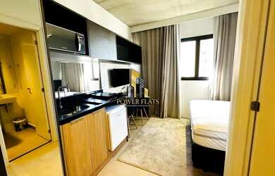 Imagem: O studio possui 1 Dormitório, 1 Banheiro, 18m² de Área, Imóvel