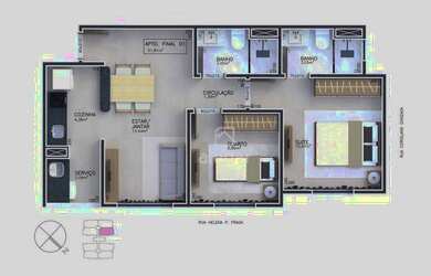 Imagem 15: Apartamento à venda, 2 quartos, 1 suíte, 1 vaga, Major Prates - Montes Claros/MG - R$ 240