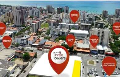 Imagem: O apartamento possui 2 Dormitórios, 2 Banheiros, 1 Vaga na