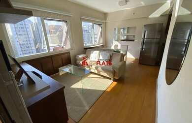 Imagem: O studio possui 1 Dormitório, 1 Banheiro, 1 Vaga na garagem