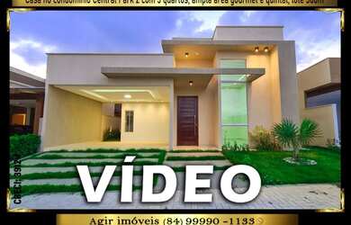 Imagem: A casa em condomínio possui 3 Dormitórios, 3 Banheiros, 170m²