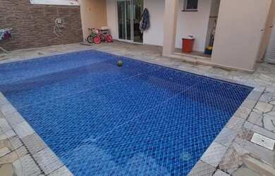 Imagem: A casa em condomínio possui 4 Dormitórios, 5 Banheiros, 4