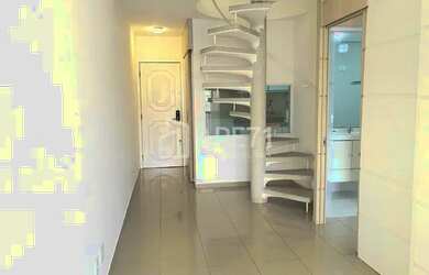 Imagem: O apartamento na cobertura possui 2 Dormitórios, 2 Banheiros