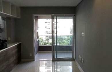 Imagem: O apartamento possui 1 Dormitório, 1 Banheiro, 1 Vaga na garagem