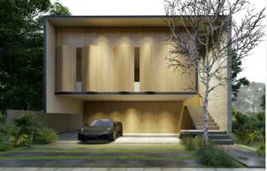 Imagem: A casa possui 3 Dormitórios, 5 Banheiros, 4 Vagas na garagem