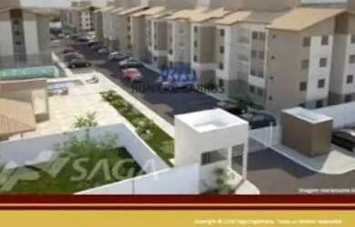 Imagem: O apartamento possui 2 Dormitórios, 1 Banheiro, 1 Vaga na garagem