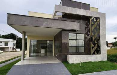 Imagem: A casa em condomínio possui 3 Dormitórios, 4 Banheiros, 1