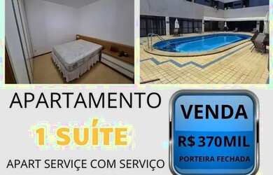 Imagem: O apartamento à venda possui 1 Dormitório, 1 Banheiro, 1 Vaga