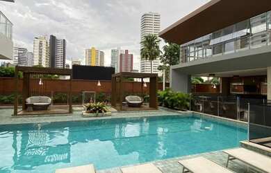 Imagem: O apartamento possui 2 Dormitórios, 3 Banheiros, 2 Vagas na