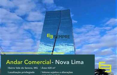 Imagem: O apartamento possui 5 Vagas na garagem, 429m² de Área e