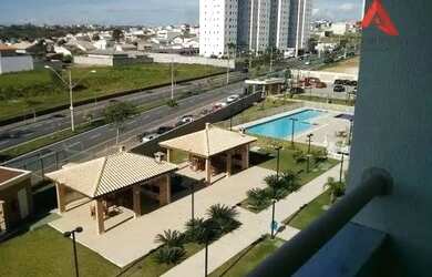 Imagem: O apartamento possui 2 Dormitórios, 1 Banheiro, 1 Vaga na garagem