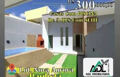 Imagem: A casa possui 3 Dormitórios, 1 Banheiro, 1 Vaga na garagem