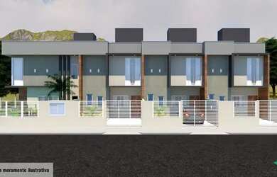 Imagem: A casa possui 1 Dormitório, 1 Banheiro, 1 Vaga na garagem