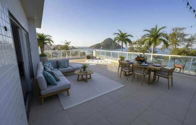 Imagem: O apartamento na cobertura possui 3 Dormitórios, 4 Banheiros