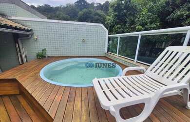 Imagem: O apartamento na cobertura possui 2 Dormitórios, 4 Banheiros