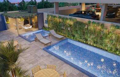 Imagem: O apartamento possui 2 Dormitórios, 2 Banheiros, 1 Vaga na