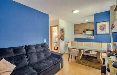 Imagem: O apartamento possui 2 Dormitórios, 1 Banheiro, 1 Vaga na garagem