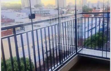 Imagem: O apartamento possui 1 Dormitório, 1 Banheiro, 2 Vagas na garagem