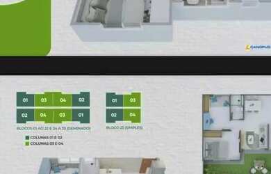 Imagem 1: Village Natureza II. Piscina, 41m² de Área, 1 Vaga na garageme2 Dormitórios