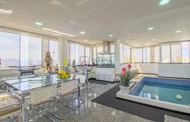 Imagem: O apartamento na cobertura possui 3 Dormitórios, 3 Banheiros