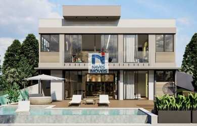 Imagem: A casa em condomínio possui 4 Dormitórios, 5 Banheiros, 5