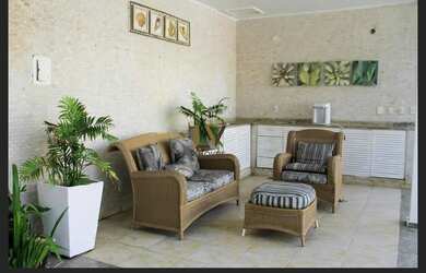 Imagem: A casa em condomínio possui 5 Dormitórios, 5 Banheiros, 3