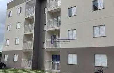 Imagem: O apartamento possui 2 Dormitórios, 1 Banheiro, 1 Vaga na garagem