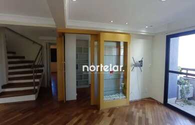 Imagem: O apartamento na cobertura possui 2 Dormitórios, 2 Banheiros