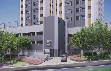 Imagem: O apartamento possui 2 Dormitórios, 1 Banheiro, 1 Vaga na garagem