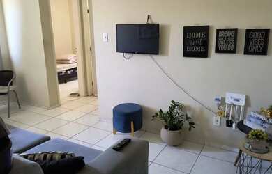 Imagem: O apartamento possui 2 Dormitórios, 1 Banheiro e Imóvel mobiliado