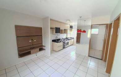 Imagem: O apartamento possui 2 Dormitórios, 1 Banheiro, 1 Vaga na garagem