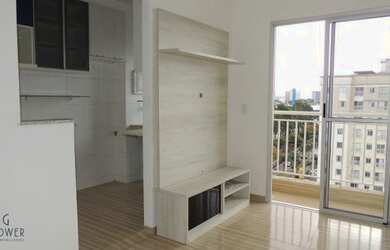 Imagem: O apartamento possui 2 Dormitórios, 1 Banheiro, 1 Vaga na garagem