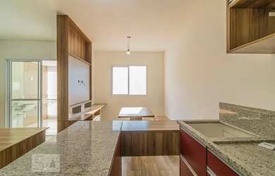 Imagem: O apartamento possui 1 Dormitório, 1 Banheiro, 1 Vaga na garagem