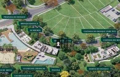 Imagem: O terreno possui 250m² de Área e está localizado em Bosque