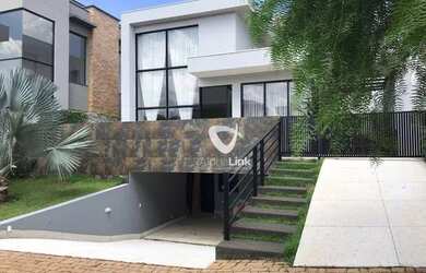 Imagem: A casa em condomínio possui 4 Dormitórios, 5 Banheiros, 4