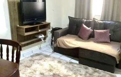 Imagem: O apartamento possui 2 Dormitórios, 1 Banheiro, 1 Vaga na garagem