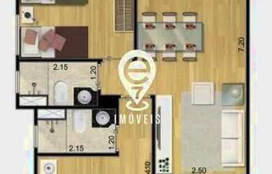 Imagem 7: Apartamento à venda, 2 quartos, 1 suíte, 1 vaga, Vila Firmiano Pinto...