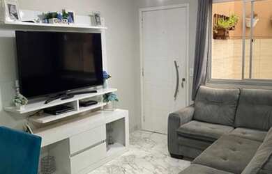 Imagem: O apartamento possui 2 Dormitórios, 1 Banheiro, 1 Vaga na garagem