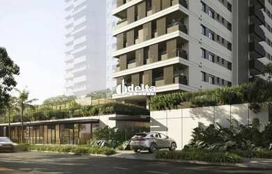 Imagem: O apartamento possui 2 Dormitórios, 1 Banheiro, 1 Vaga na garagem