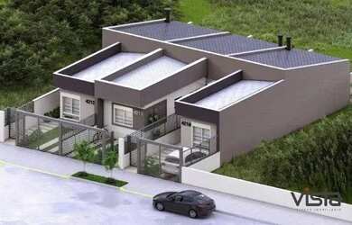 Imagem: A casa possui 2 Dormitórios, 1 Banheiro, 1 Vaga na garagem