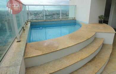 Imagem: O apartamento na cobertura possui 4 Dormitórios, 5 Banheiros