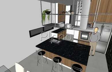 Imagem 5: Venda Casa com 195,00 metroQuadrado, 3 dormitório s , 4 vaga s . Swiss...