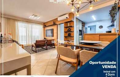 Imagem: O apartamento possui 4 Dormitórios, 3 Banheiros, 2 Vagas na