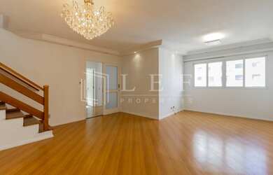 Imagem: O apartamento na cobertura possui 4 Dormitórios, 5 Banheiros