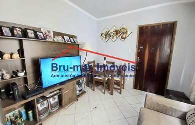 Imagem: O apartamento possui 1 Dormitório, 1 Banheiro, 1 Vaga na garagem