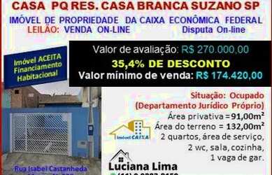 Imagem: A casa possui 2 Dormitórios, 2 Banheiros, 1 Vaga na garagem