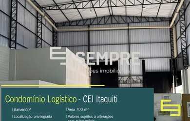 Imagem: O depósito possui 700m² de Área e está localizado em Jardim